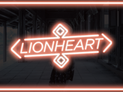 Lionheart brave design determined digital art graphic design lionheart neon