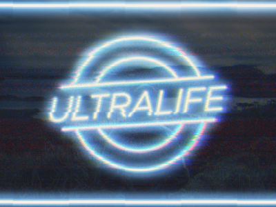Ultralife design fulfilled glitch graphic design life neon ultralife