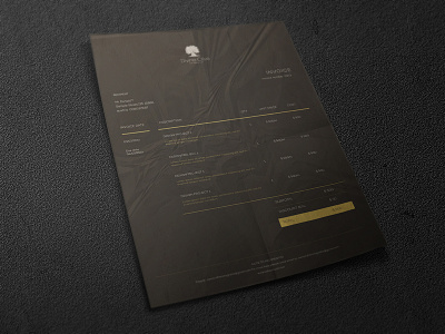 Invoice branding graphic design invoice invoice design