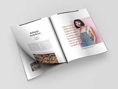 Magazine Design branding fashion graphic design illustration magazin paper typography
