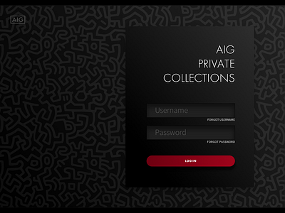 [AIG] PCG - Collections - Login design ui