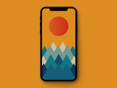 Mountains Wallpaper (iPhone and Android)