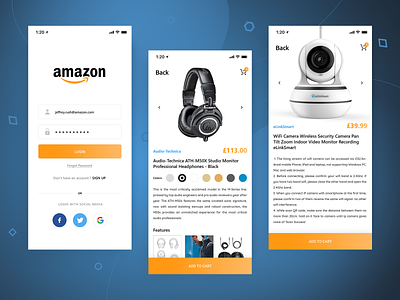 Amazon - Ecommerce App amazon application design ecommerce ios mobile mobile app ui ux