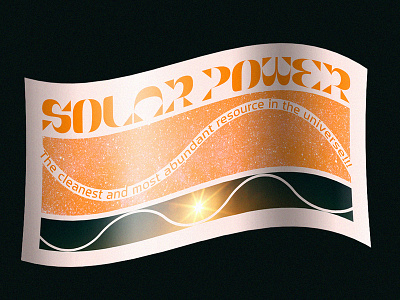 Solar Power art design displaytype renewable energy science solar solar energy sun typography