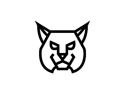 Wildcat animal cat icon logo
