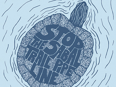 Stop the Sabal Trail Pipeline alicemaule florida illustration sabaltrailpipeline turtle typography