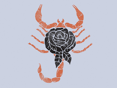Black Rose alicemaule colorado illustration art music art scorpion western