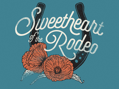 Sweetheart of the Rodeo alicemaule california illustration art music art nashville the byrds western