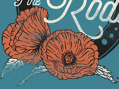 Poppy Detail alicemaule california colorado illustration art music art nashville western
