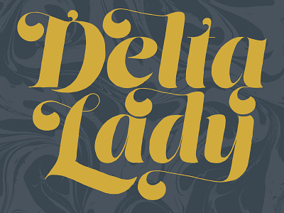 Delta Lady alicemaule delta lady illustration illustration art lettering music art typography