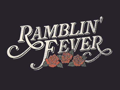 Ramblin' Fever alicemaule colorado country denver illustration art merle haggard music art nashville outlaw western