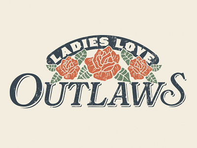 Ladies Love Outlaws alicemaule colorado illustration art music art nashville outlaw waylon jennings western