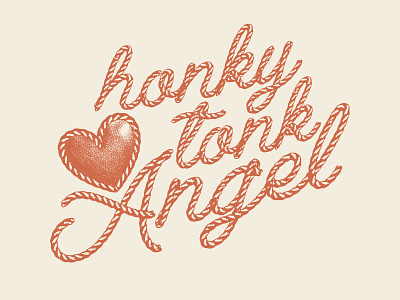 Honky Tonk Angel alicemaule america austin texas colorado denver design honky tonk illustration illustration art lettering music music art nashville texas western