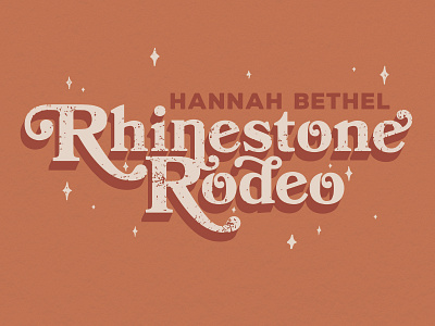 Rhinestone Rodeo colorado country music denver illustration illustration art lettering music art nashville rodeo western