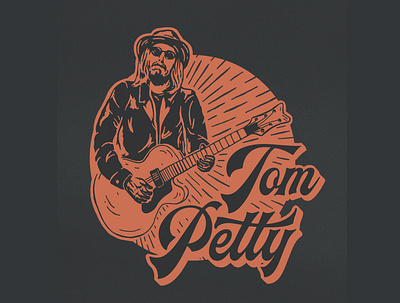 Tom Petty colorado denver guitar illustration illustration art lettering music art rock n roll tom petty typogaphy
