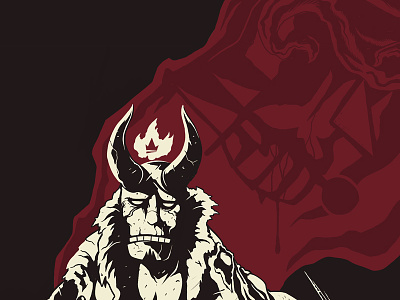Hellboy - 20th Anniversary digital hellboy illustration personal poster