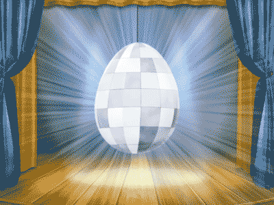 Egg Disco Ball after effects cc sphere church gif kidstuf motion design