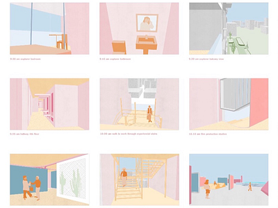 playful boundaries storyboard