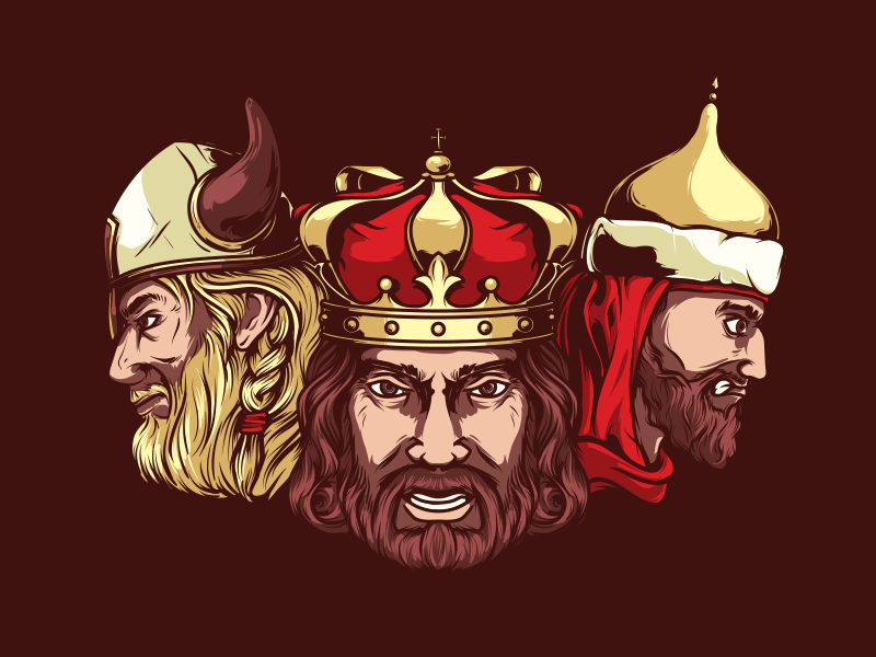 The Kingdumb king vector viking