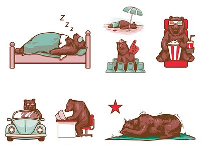 Bear Icons bear california earthquake icons