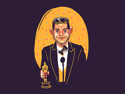 Best Actor Oscars 2019 : RAMI MALEK bestactor bohemian rhapsody freddiemercury illustration oscars2019 rami malek