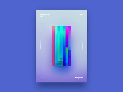 MoreColour 032. blue color colour design geometric pixel pixel art poster poster a day poster art poster design posters shape