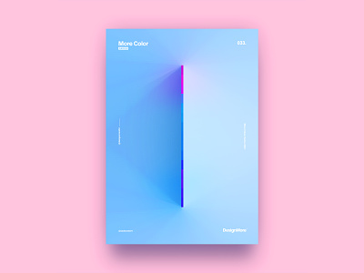 MoreColour 033. blue gradients pink pixelart pixels poster poster a day poster art poster design posters subtle