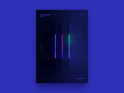 MoreColour 035. gradients light lines poster poster a day poster art poster design posters