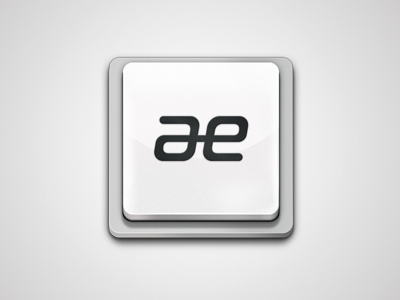 ae keyboard apple cmd initials keyboard