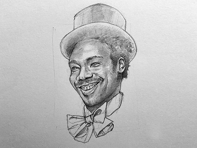 Lando Wonka doodle fanart freehand illustration lando mashup sketch starwars willywonka