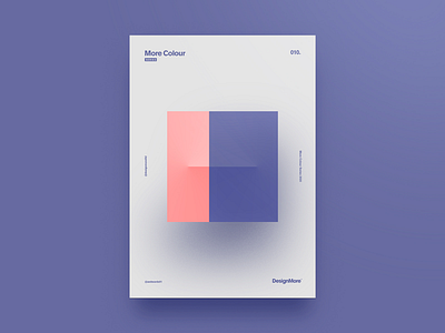 MoreColour 010 gradients poster poster a day poster art posters shapes square