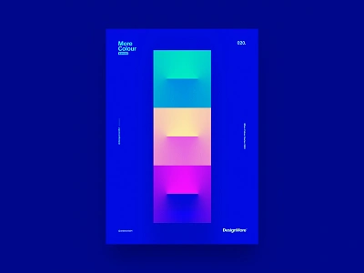 MoreColour 020. geometric art gradient gradient design poster poster a day poster art poster design posters squares