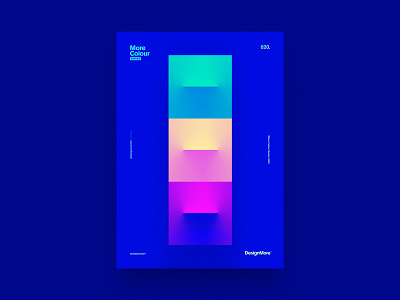 MoreColour 020. geometric art gradient gradient design poster poster a day poster art poster design posters squares