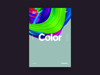 MoreColour 027. colours paint poster poster a day poster art poster design posters vibrant vibrant color vibrant colors