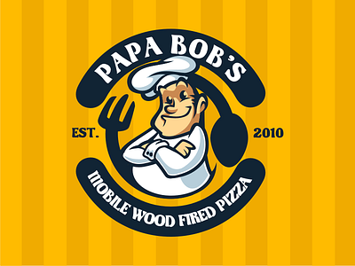 Chef Mascot Logo badge bar best bold catering chef chef in emblem chef logo chef logo mascot chef on emblem cuisine culinary culinary logo emblem emblem logo food logo