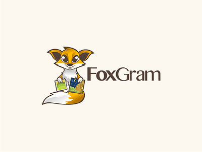 Foxgram Mascot - Instagram photos printing