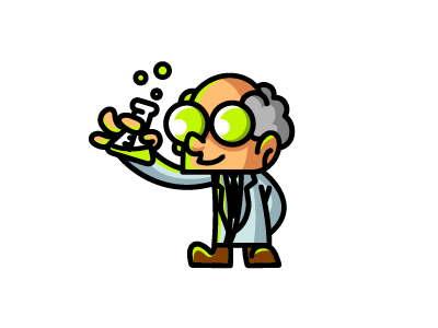Professor Character character design logo mascot design old scientist professor professor character professor logo scientist scientist mascot simple simple mascot