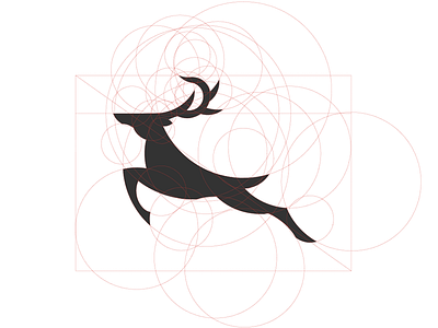 today practice :) deer deer jumping deer logo deer mark grid jumping mark suhandi