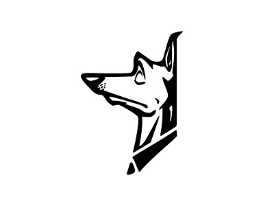 Cartoon Doberman (Logo for sale) branding cartoon character character design design doberman dog dogs illustration logo logo design mascot mascot design pet pets retro retro logo simple suhandi