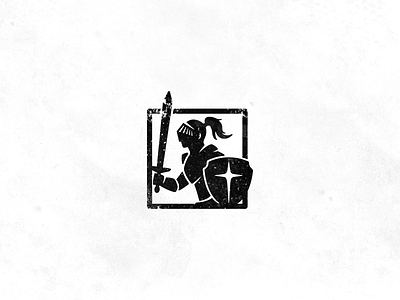 Knight knight knight logo knight silhouette simple suhandi