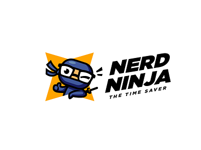 Nerd Ninja cartoon character geek geek ninja geeky glasses manga nerd nerdy ninja ninja character