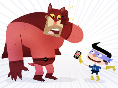 Mongoose & The Helper characterdesign illustration