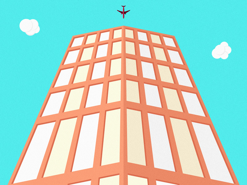 Building simple aircraft ui illustration design dream