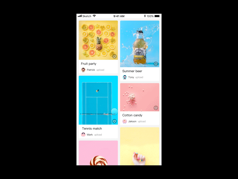 Photo App2 black design gif mobility ui