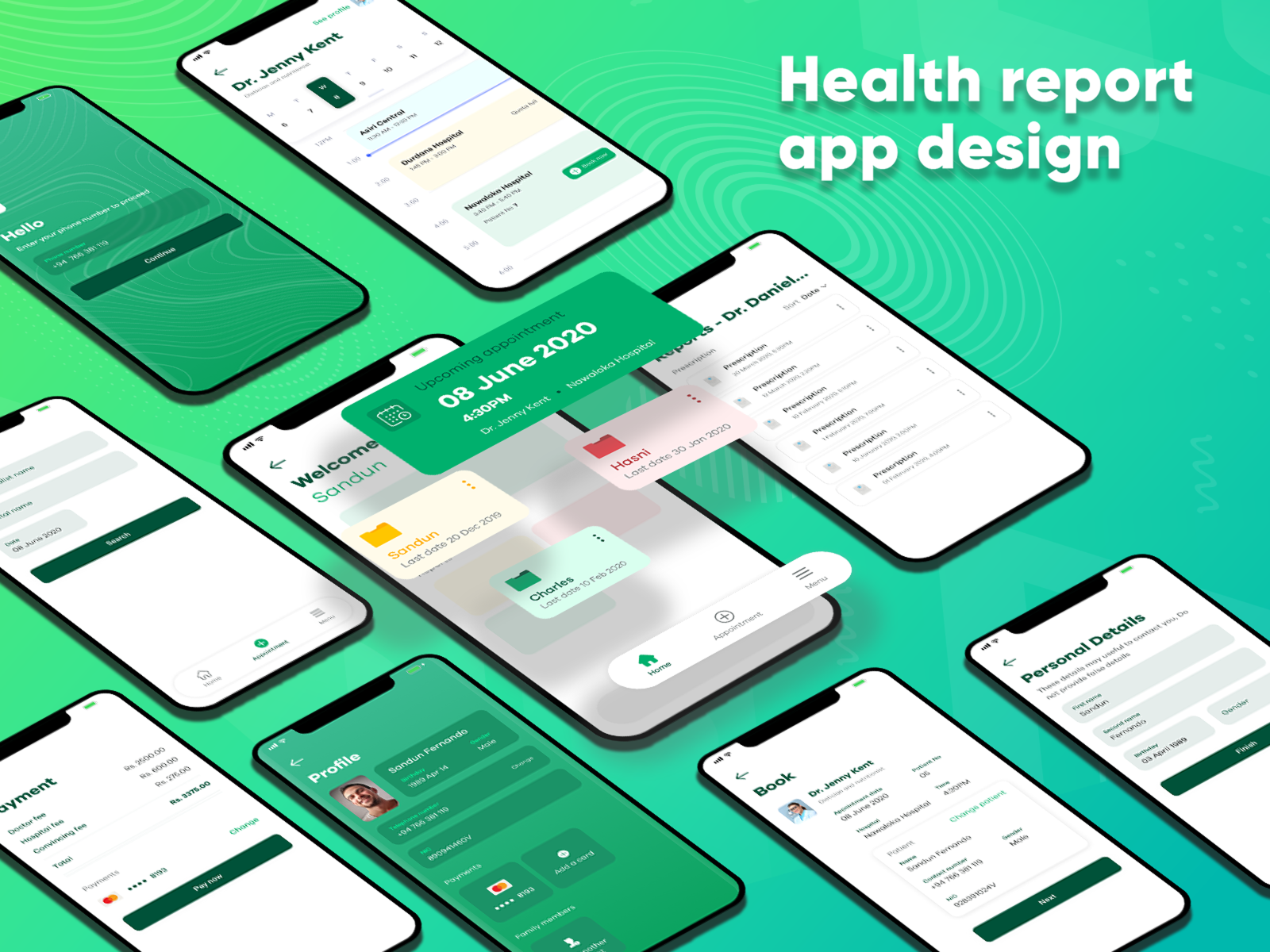 Health App Design By Sandun Fernando On Dribbble