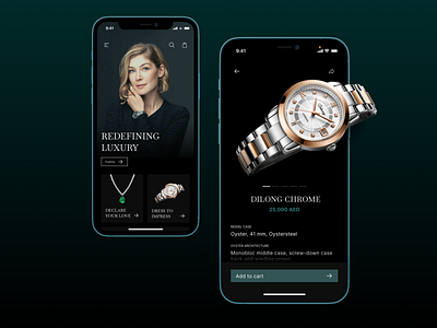 Luxury Shopping App app beautiful clean design mobile mobile app ui ux