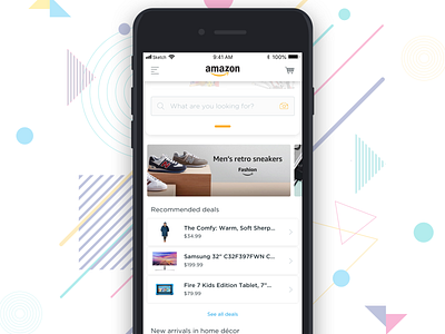 Amazon App E-commerce amazon app cart clean concept design ebay ecommerce ecommerce app mobile mobile app search shopify shopping shopping app simple typography ui ux uxresearch