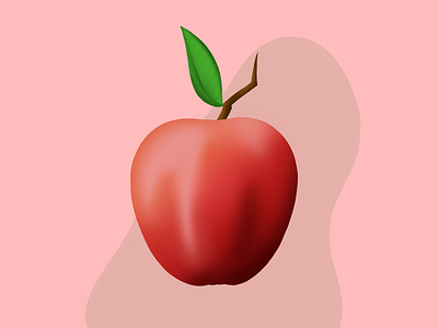 Apple apple art beautiful cartoon character creative design digital digitalart drawing freehandart fruit gradient graphic illustration vector wallpaper