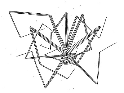 Spiderweb black bug dust geometric legs line lineart sketch spider