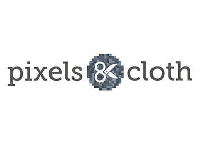 Pixels and Cloth - Final Logo icons logos type typography